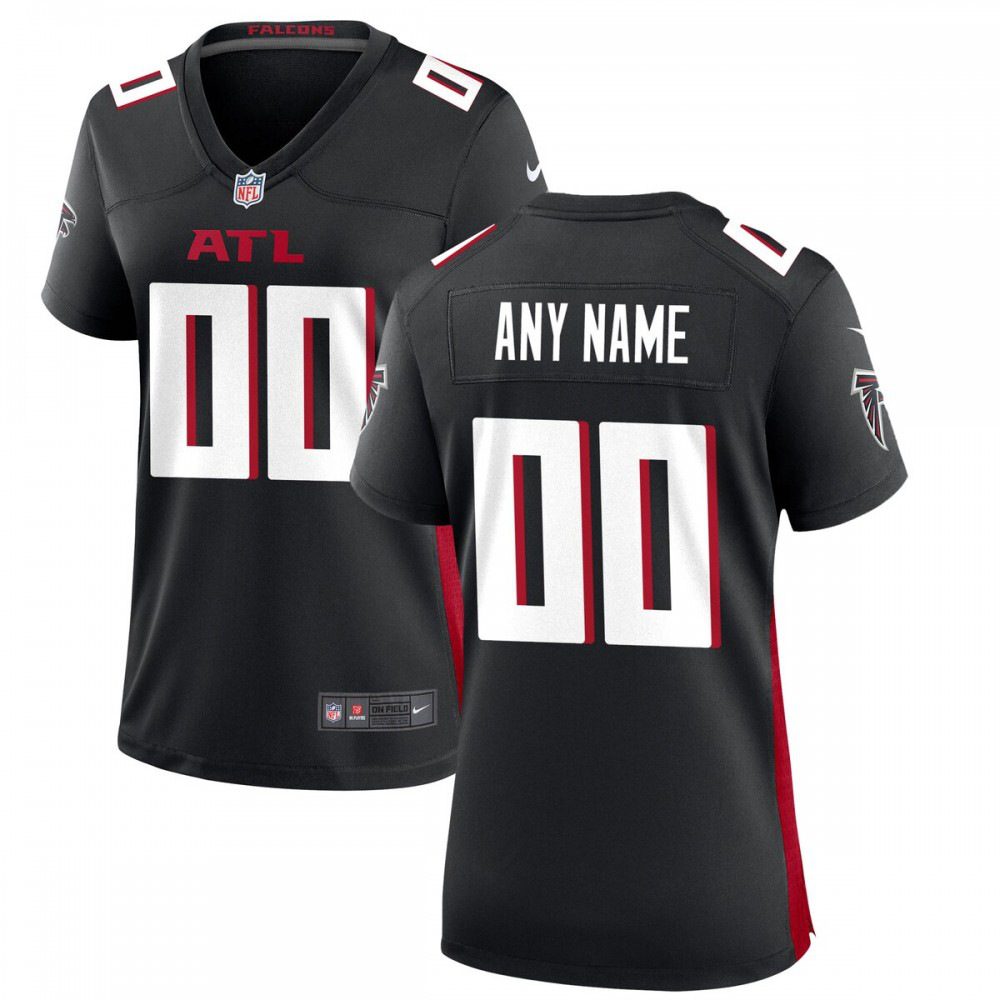 Nike Atlanta Falcons Women's Custom Game Jersey - Black-Profan Arena